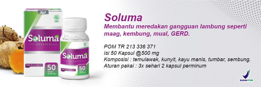 soluma obat herbal lambung dan masalah pencernaan
