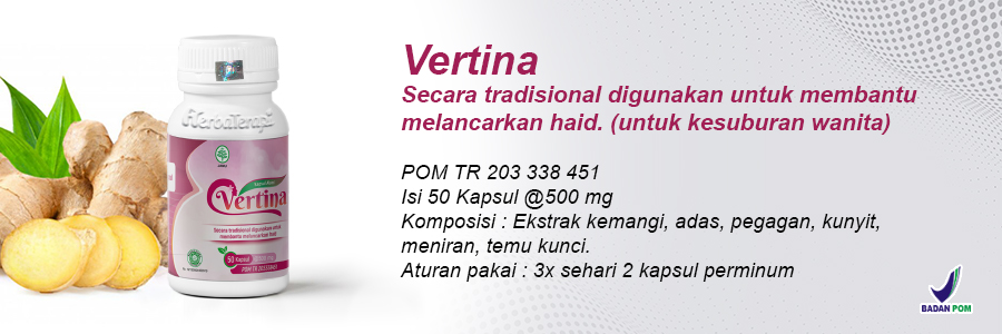 vertina melancarkan haid dan menyuburkan kandungan