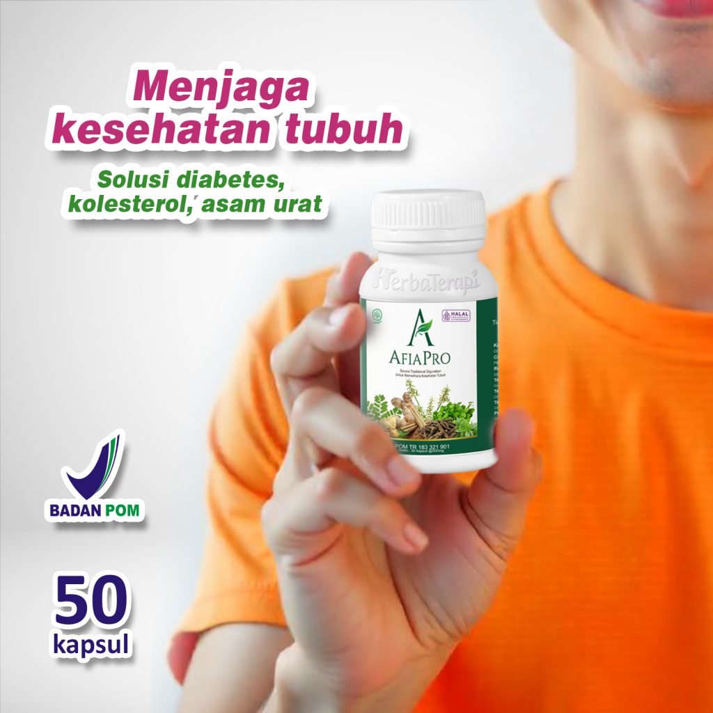 Obat Afiapro Kolesterol dan Gula