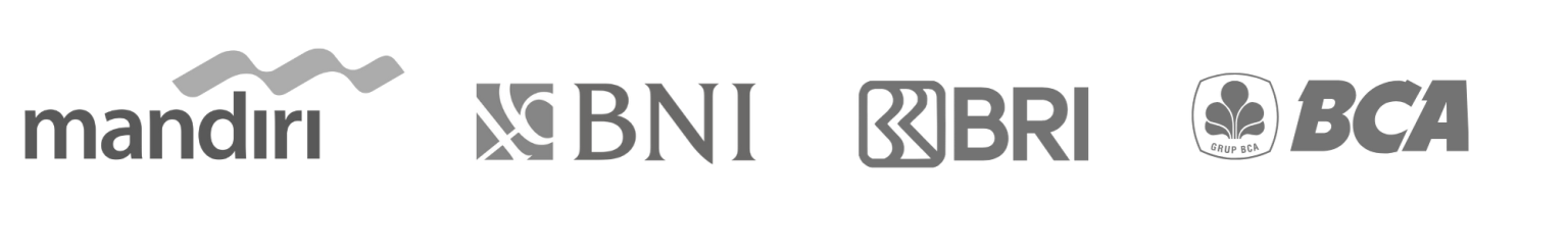 Logo Bank Mandiri, BNI, BRI, BCA