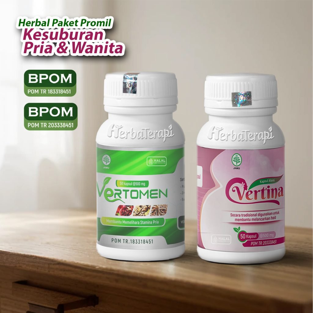 Vertomen Obat Herbal Penyubur Sperma VERTINA