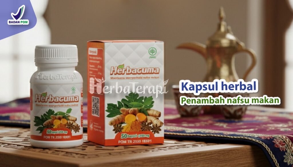 Herbacuma Suplemen Penggemuk Badan Dewasa Paling Efektif, Nafsu Makan Melonjak!