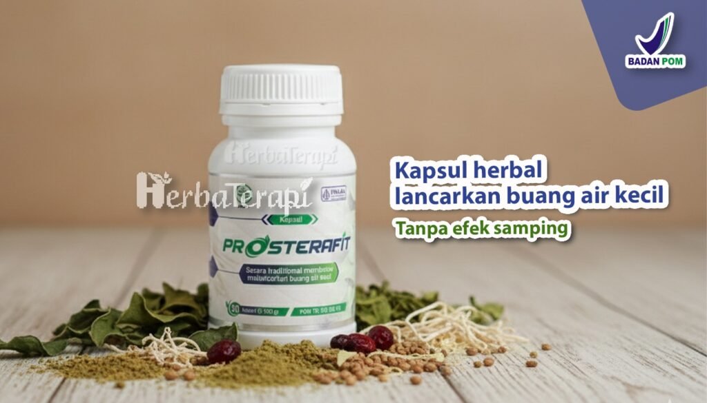 prosterafit pancaran urine melemah