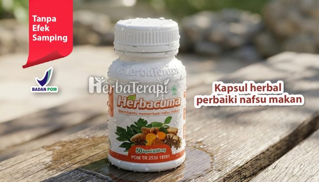 Keungguan Kapsul Herbal dibanding Sirup untuk Penambah Nafsu Makan herbacuma