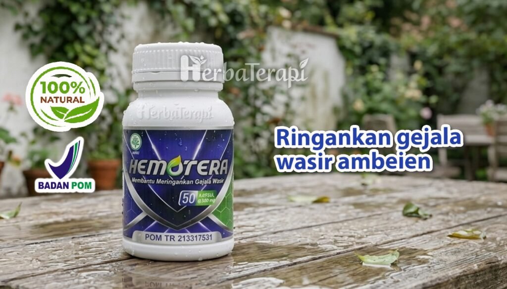 hemotera lendir di area anus