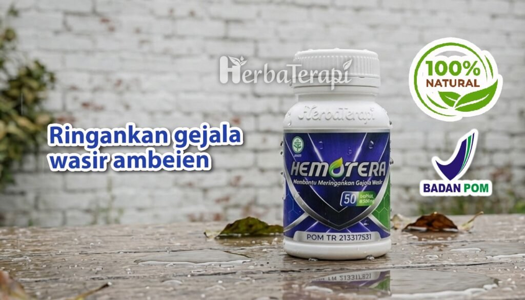 hemotera tanda infeksi ambeien