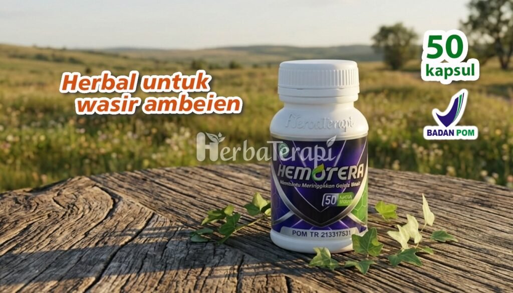 hemotera infeksi pada benjolan anus