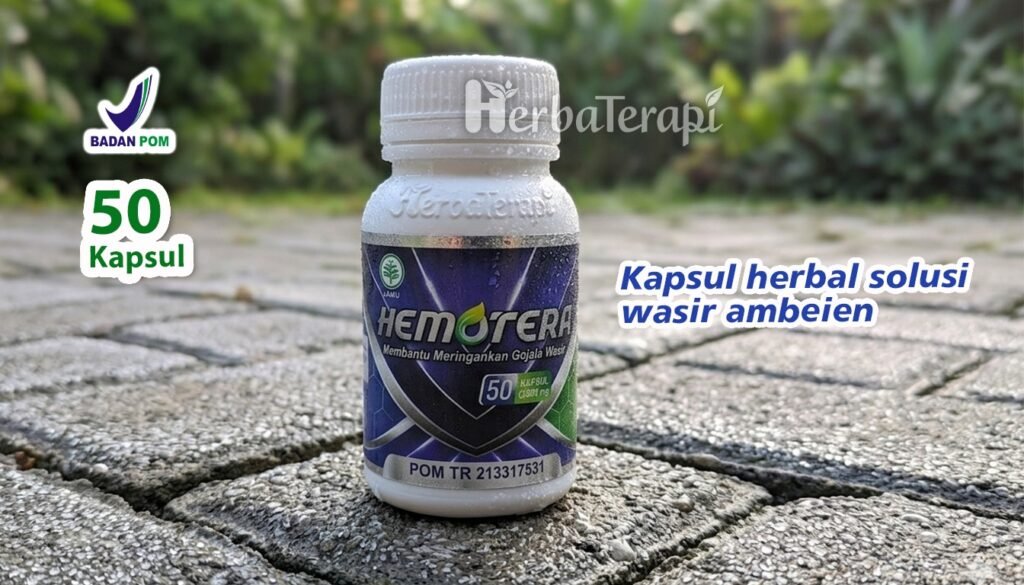hemotera mencegah wasir makin parah