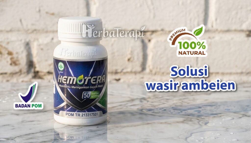 hemotera tanda infeksi ambeien
