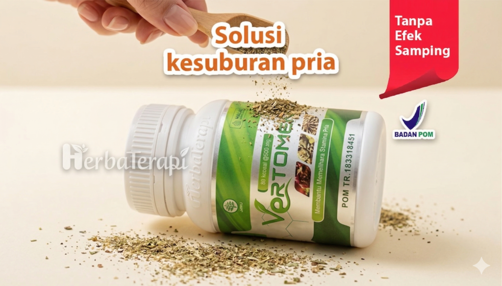 vertomen cara mencegah kemandulan pria