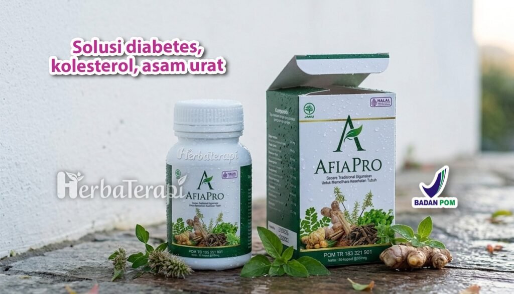 afiapro obat kolesterol tradisional